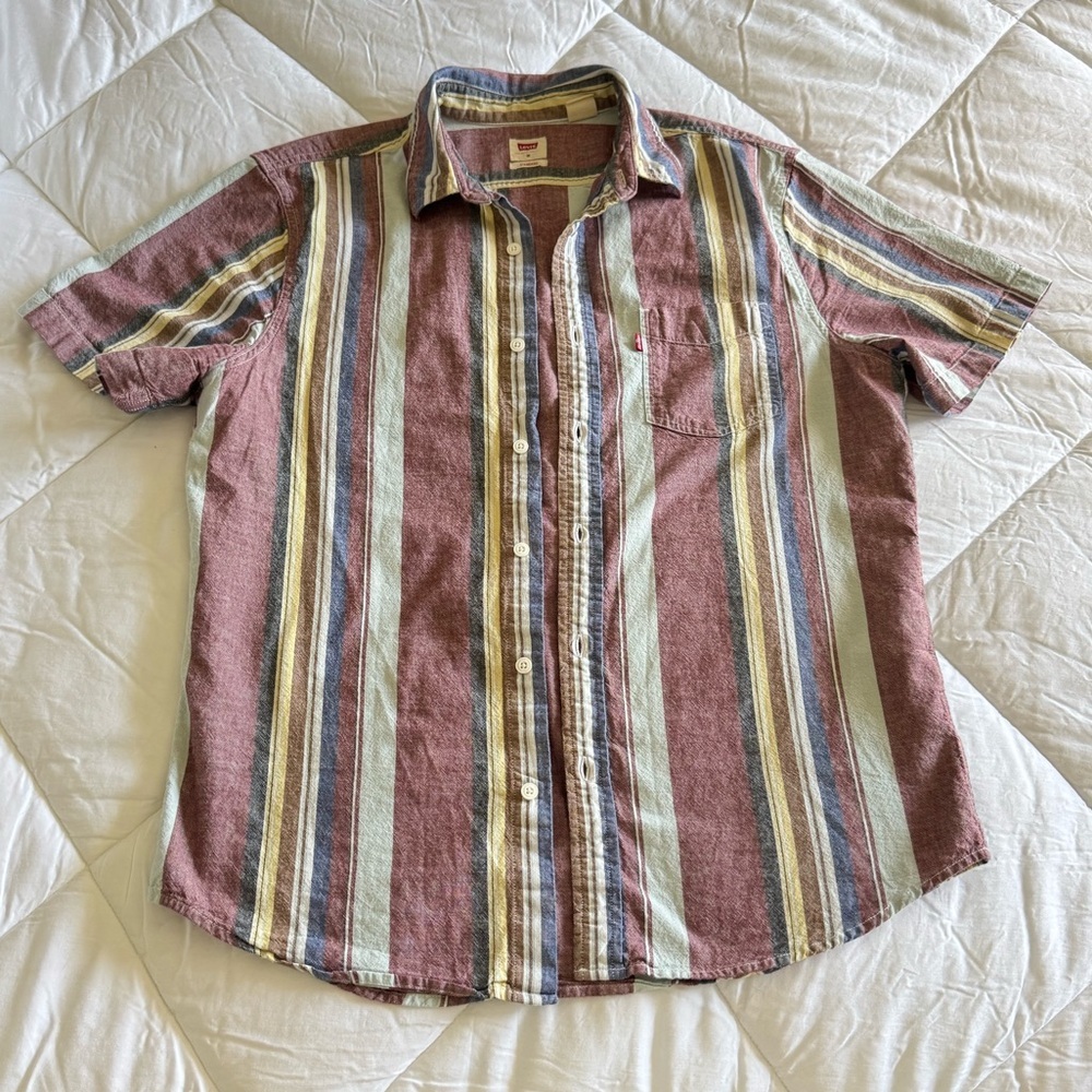Levi’s Multicolor Striped Casual Button Down Shirt